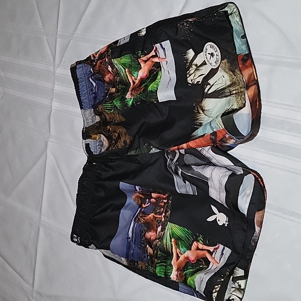 Playboy by Pacsun Swimming Trunks Mens Size Medium Pre-Loved
